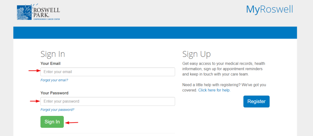 Roswell Patient Portal 