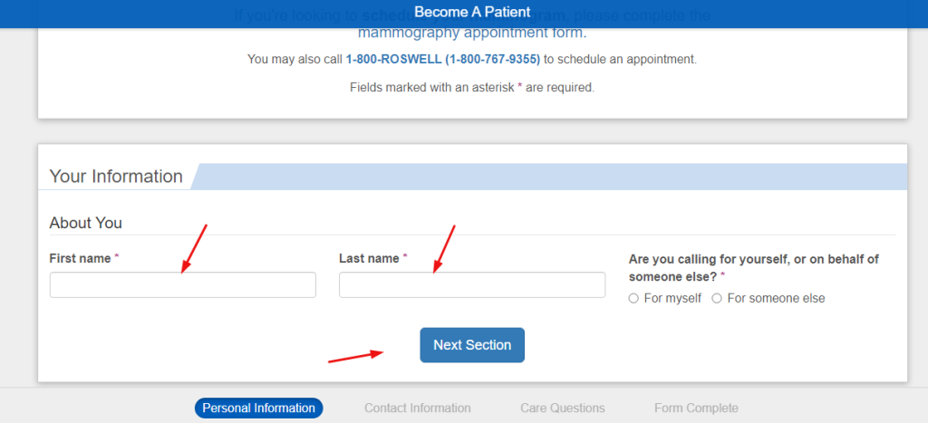 Roswell Patient Portal 